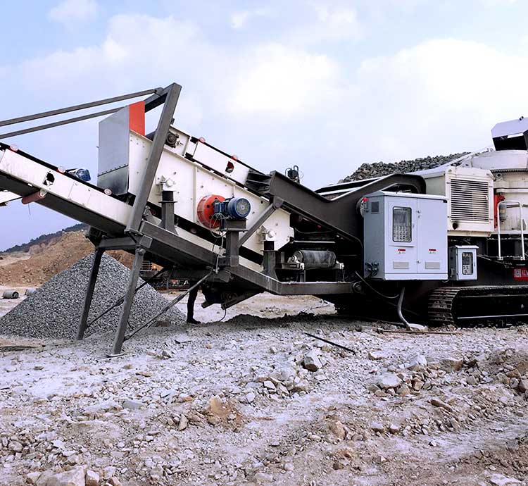 30-50T/H Limestone Mobile Crushing Plant in Mexico