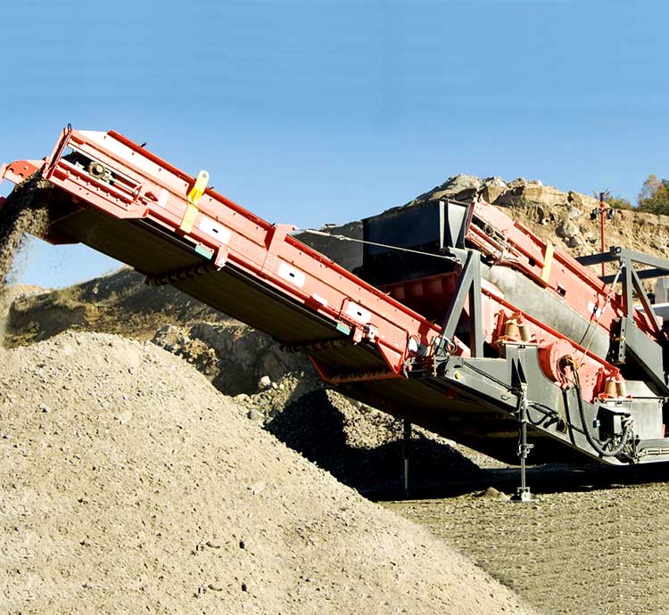 30-50T/H Gypsum Mobile Crushing line in South Africa